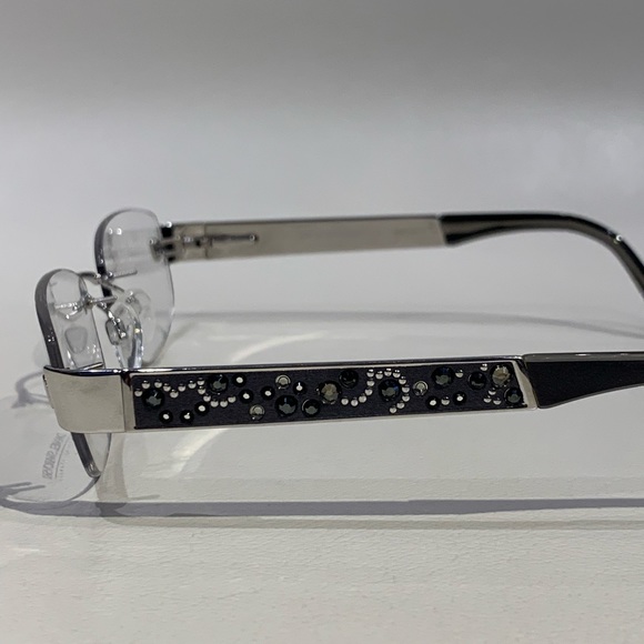 New Women’s Authentic Daniel Swarovski Drill Mount eyeglasses - Picture 10 of 12